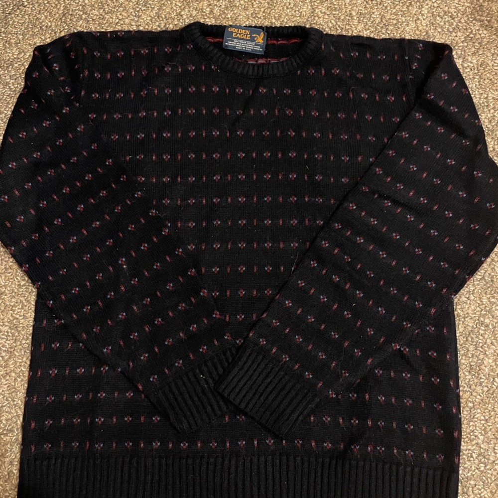 Golden Eagle Navy Sweater